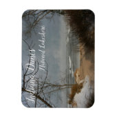 Magnet Flexible Dunes d'Indiana, Vagues sur le lac Michigan, Dunes (Vertical)