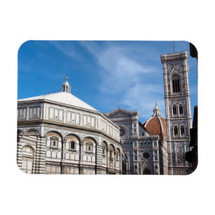 Magnet Flexible Duomo et Baptistère, aimant rectangulaire de Flore