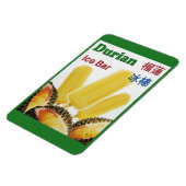 Magnet Flexible Durian Ice Bar Tropical Fruit Popsicle (Côté Gauche)