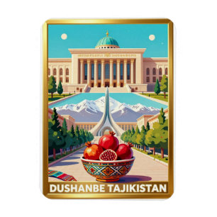Magnet Flexible Dushanbe Tadjikistan Voyage en Montagne