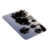 Magnet Flexible Dusk avec palmiers Scène tropicale (Côté Droit)