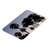 Magnet Flexible Dusk avec palmiers Scène tropicale (Côté Gauche)