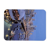 Magnet Flexible Dusk sur Bell Harbour à Seattle, Washington. (Horizontal)