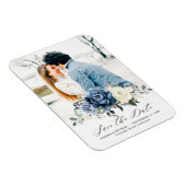 Magnet Flexible Dusty Blue Navy Champagne (Côté Droit)