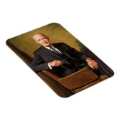 Magnet Flexible Dwight Eisenhower Président Portrait de la Maison  (Côté Droit)