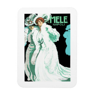 Magnet Flexible E. A. Mele ~ Femmes en blanc