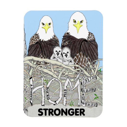 MAGNET FLEXIBLE EAGLES HARRIET, M15, E17 + E18 LIVRE - HOME STRONG (Vertical)