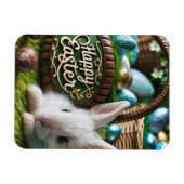 Magnet Flexible Easter Bunny Chocolate Egg (Horizontal)