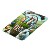 Magnet Flexible Easter Bunny Chocolate Egg (Côté Gauche)