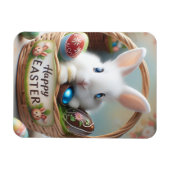 Magnet Flexible Easter bunny chocolate egg (Horizontal)