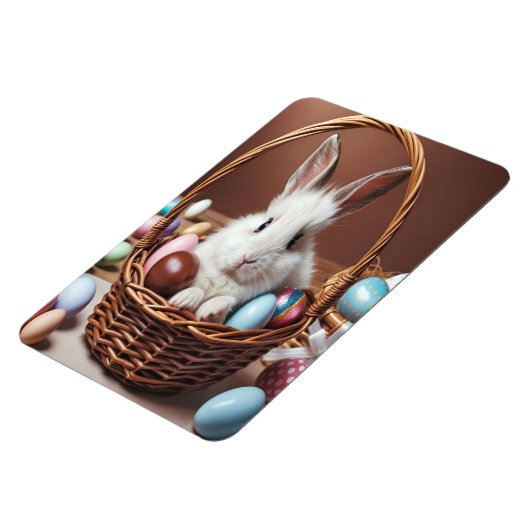 Magnet Flexible Easter Bunny Chocolate Egg (Côté Gauche)