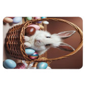 Magnet Flexible Easter Bunny Chocolate Egg (Horizontal)