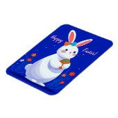 Magnet Flexible Easter Bunny with Blue Background  (Côté Gauche)