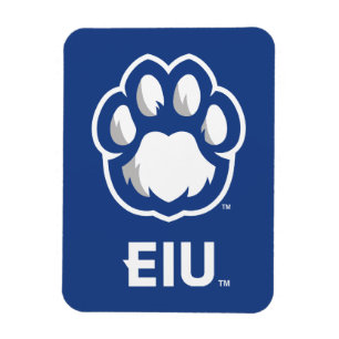 Magnet Flexible Eastern Illinois Panthers Empreinte de patte & EIU