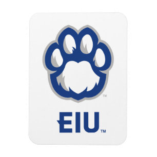 Magnet Flexible Eastern Illinois Panthers Empreinte de patte & EIU