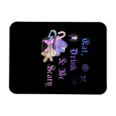 Magnet Flexible Eat Drink And Be Scary Hexmas Cool Unique Style (Horizontal)