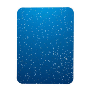 Magnet Flexible Eau Bleue Profonde et Petites Bulles