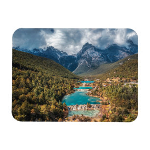 Magnet Flexible Eau   Blue Moon Lake, Chine