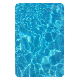 Magnet Flexible Eau de piscine bleu ciel cristallin