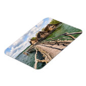 Magnet Flexible Eau | Maisons sur pilotis au-dessus de l'eau (Côté Gauche)