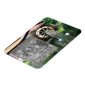 Magnet Flexible Eau Roue Canard Peinture Étang Ajouter Votre Photo (Côté Gauche)