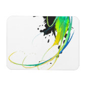 Magnet Flexible Eaux cool Abstraites Plaques de peinture (Horizontal)