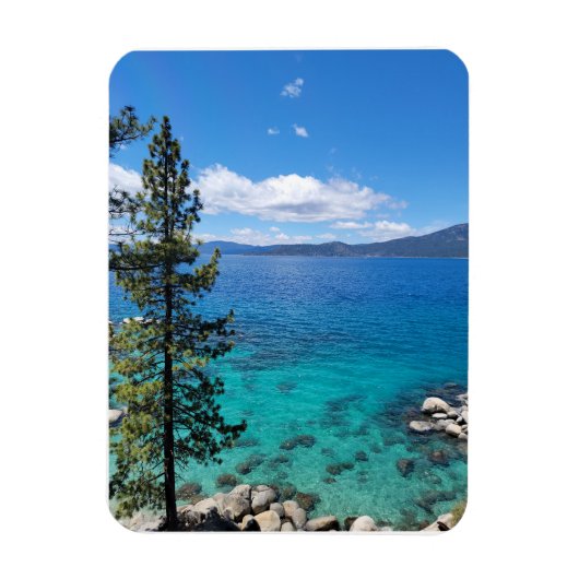 Magnet Flexible Eaux limpides du lac Tahoe (Vertical)