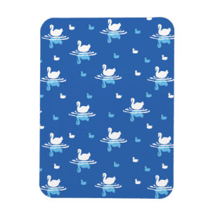 Magnet Flexible Eaux sereines - Conception Motif de Swan Lake