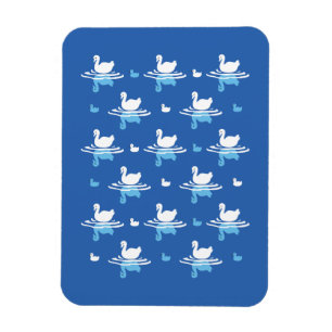 Magnet Flexible Eaux sereines - Conception Motif de Swan Lake