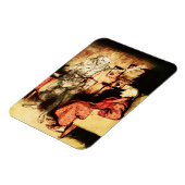 Magnet Flexible Ebenezer Scrooge Noël Carol Vintage (Côté Gauche)