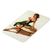 Magnet Flexible Échecs Girl Pin Up (Côté Gauche)