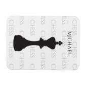 Magnet Flexible Échecs personnalisés King classique pièce moderne (Horizontal)