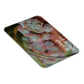 Magnet Flexible Echeveria Rose La vie succulente est difficile (Côté Droit)