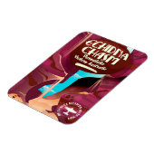 Magnet Flexible Echidna Chasm dessin animé affiche de voyage (Côté Gauche)