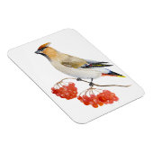 Magnet Flexible Écirage d'oiseaux de la forêt d'aquarelle (Côté Droit)