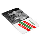 Magnet Flexible Éclat moderne Enregistrer l'aimant de date (rouge/ (Côté Droit)