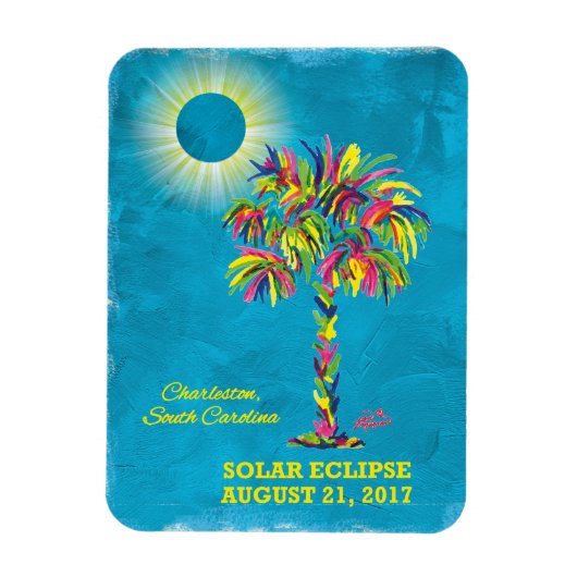 Magnet Flexible Éclipse solaire 2017 (Vertical)