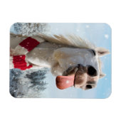 Magnet Flexible Éclosion de chevaux Snowflakes (Horizontal)