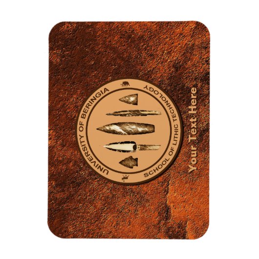 Magnet Flexible Ecole de Technologie Lithique de Beringia (Vertical)