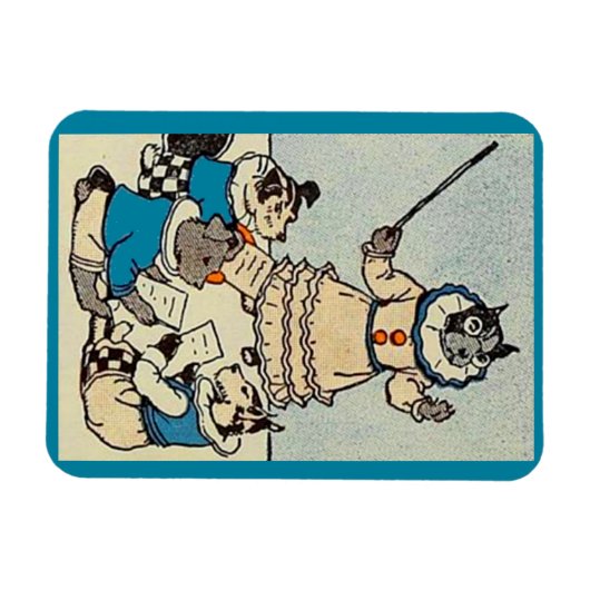 Magnet Flexible école pour chiens (Horizontal)