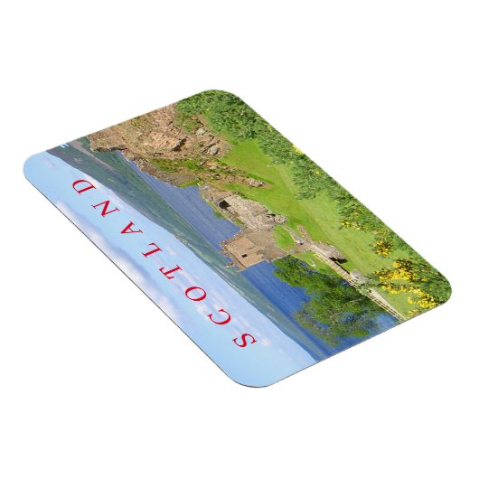 Magnet Flexible Ecosse Urquhart Castle vue réfrigérateur aimant (Côté Droit)