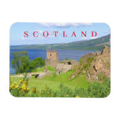 Magnet Flexible Ecosse Urquhart Castle vue réfrigérateur aimant (Horizontal)