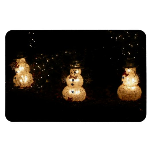 Magnet Flexible Écran Luminaire Snowman (Horizontal)