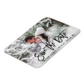 Magnet Flexible Écrire avec une brosse moderne Enregistrer la date (Côté Gauche)