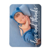 Magnet Flexible Écriture calligraphique moderne Nouveau bébé Amour (Vertical)