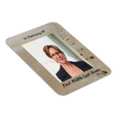 Magnet Flexible Écriture chrétienne Cadeau Empreintes dans le sabl (Côté Droit)