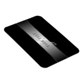 Magnet Flexible Écriture de monogramme élégante et modifiable | No (Côté Droit)