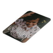 Magnet Flexible Écriture manuscrite maquette superposition photo (Côté Gauche)