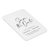 Magnet Flexible Écriture moderne élégant élégant mariage de typogr (Côté Droit)