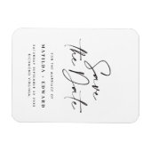 Magnet Flexible Écriture moderne élégant élégant mariage de typogr (Horizontal)